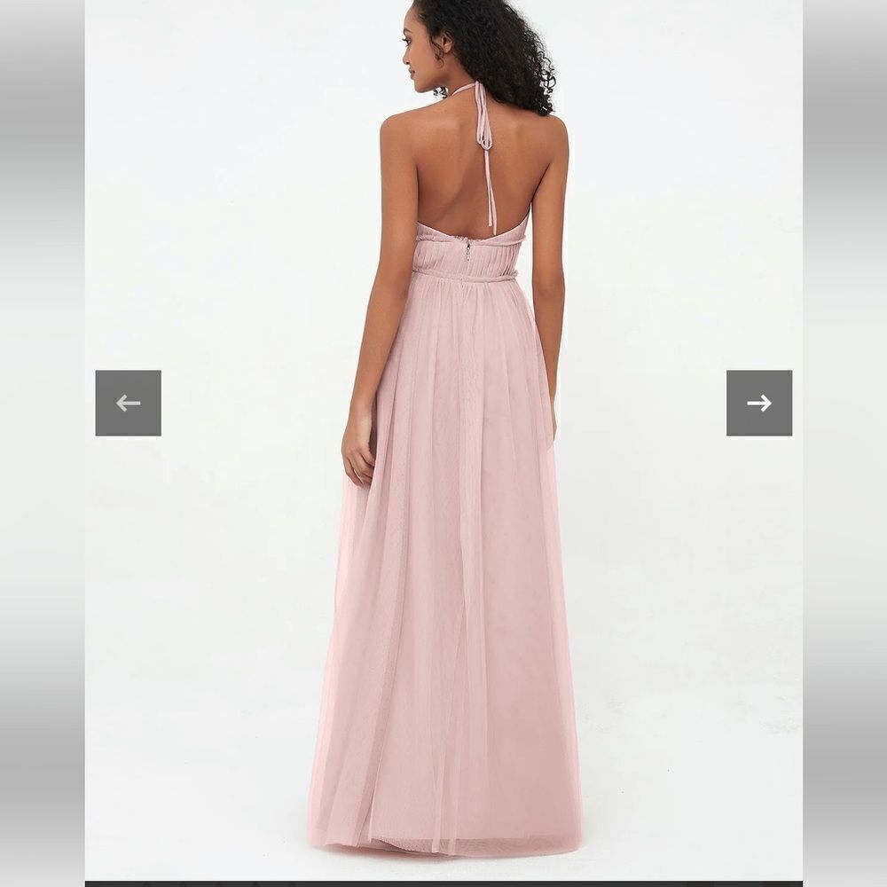 Illusion Halter Tulle Maxi Boho Dresses. Nwot — image 2 of 5